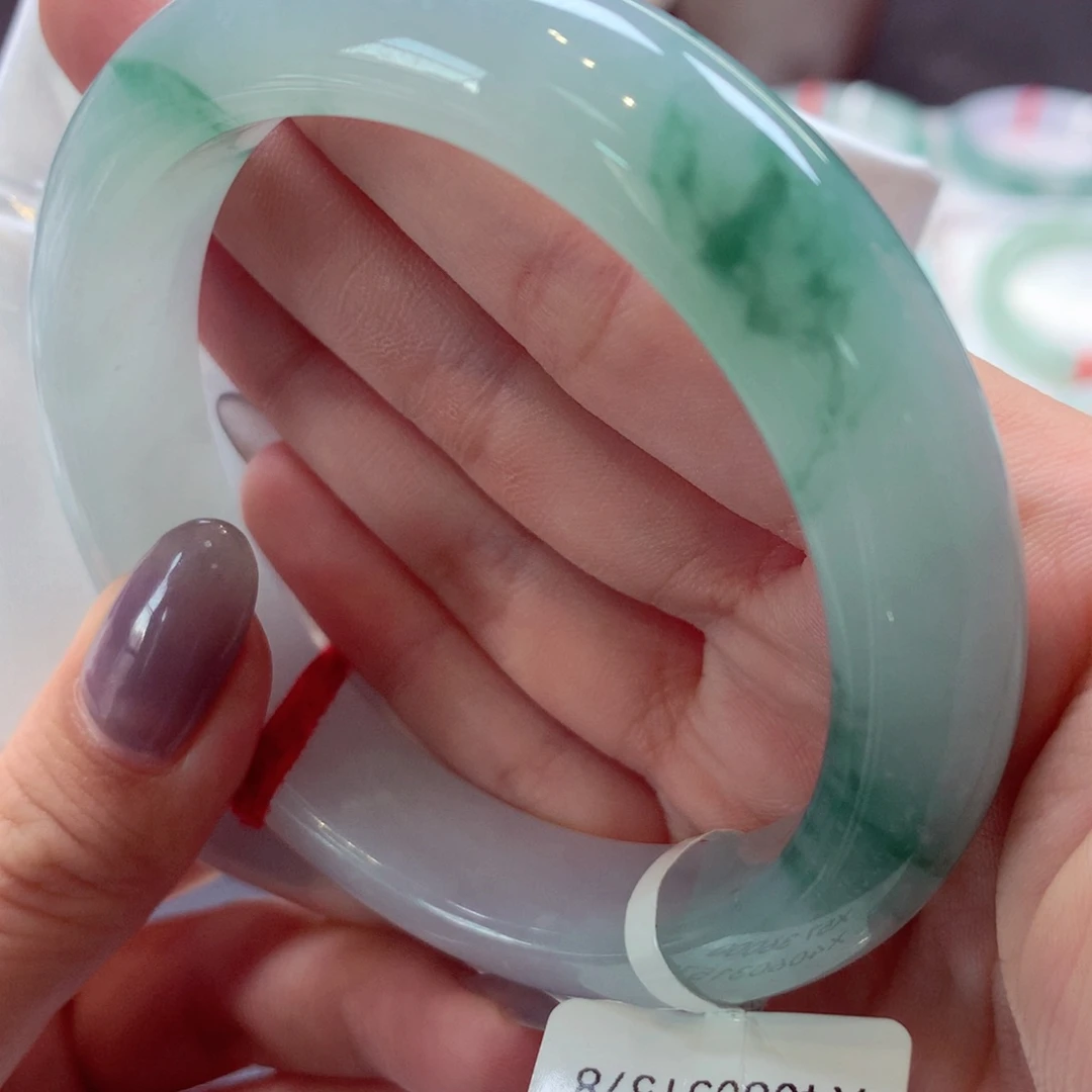 翡翠手镯未镶嵌正圈33（22号）