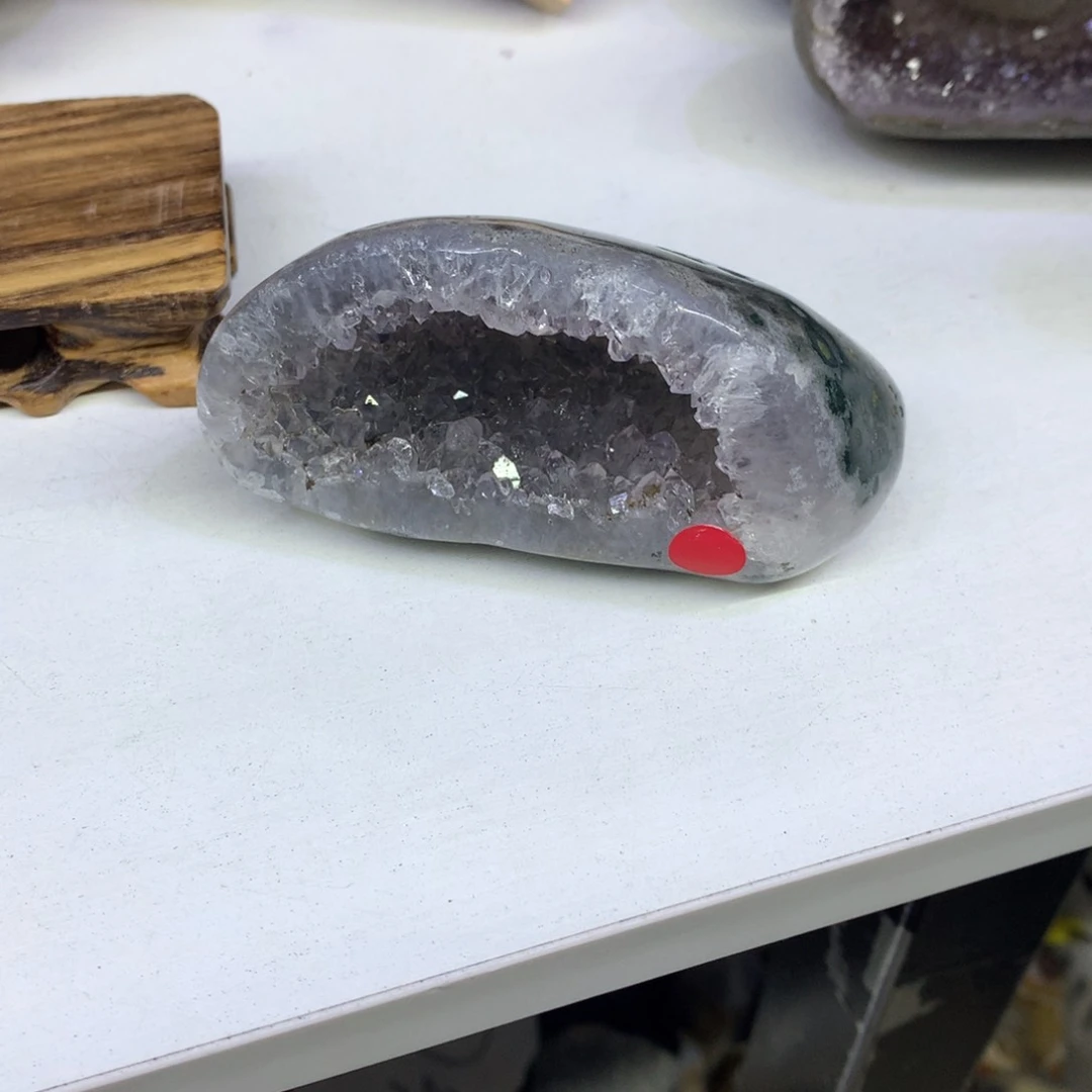 紫晶摆件未镶嵌A****x莹