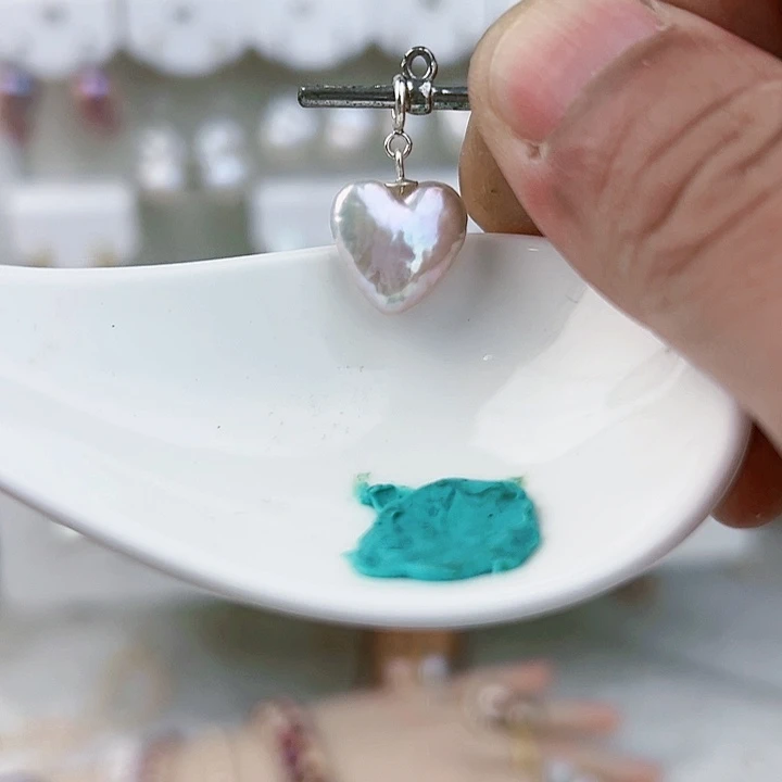 颈饰银S925镶嵌淡水珍珠