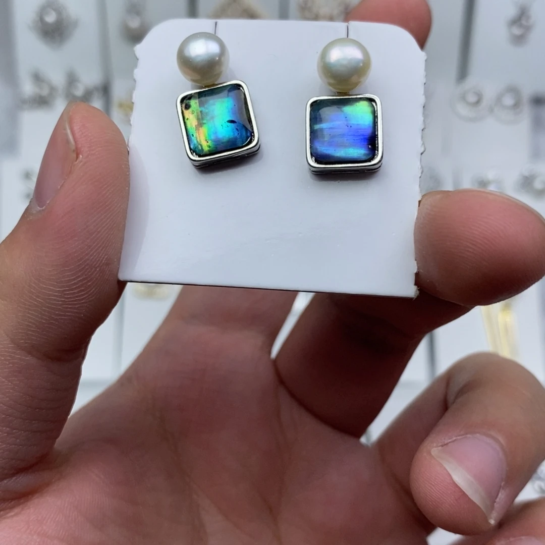 未镶嵌耳饰淡水珍珠