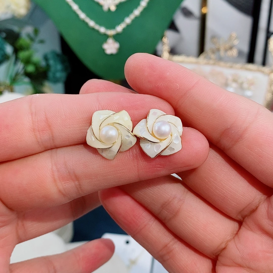 铜合金贝珠（仿珍珠）925银