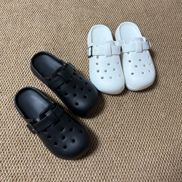 女士勃肯凉拖鞋夏季休闲软底透气包头防滑外穿拖鞋