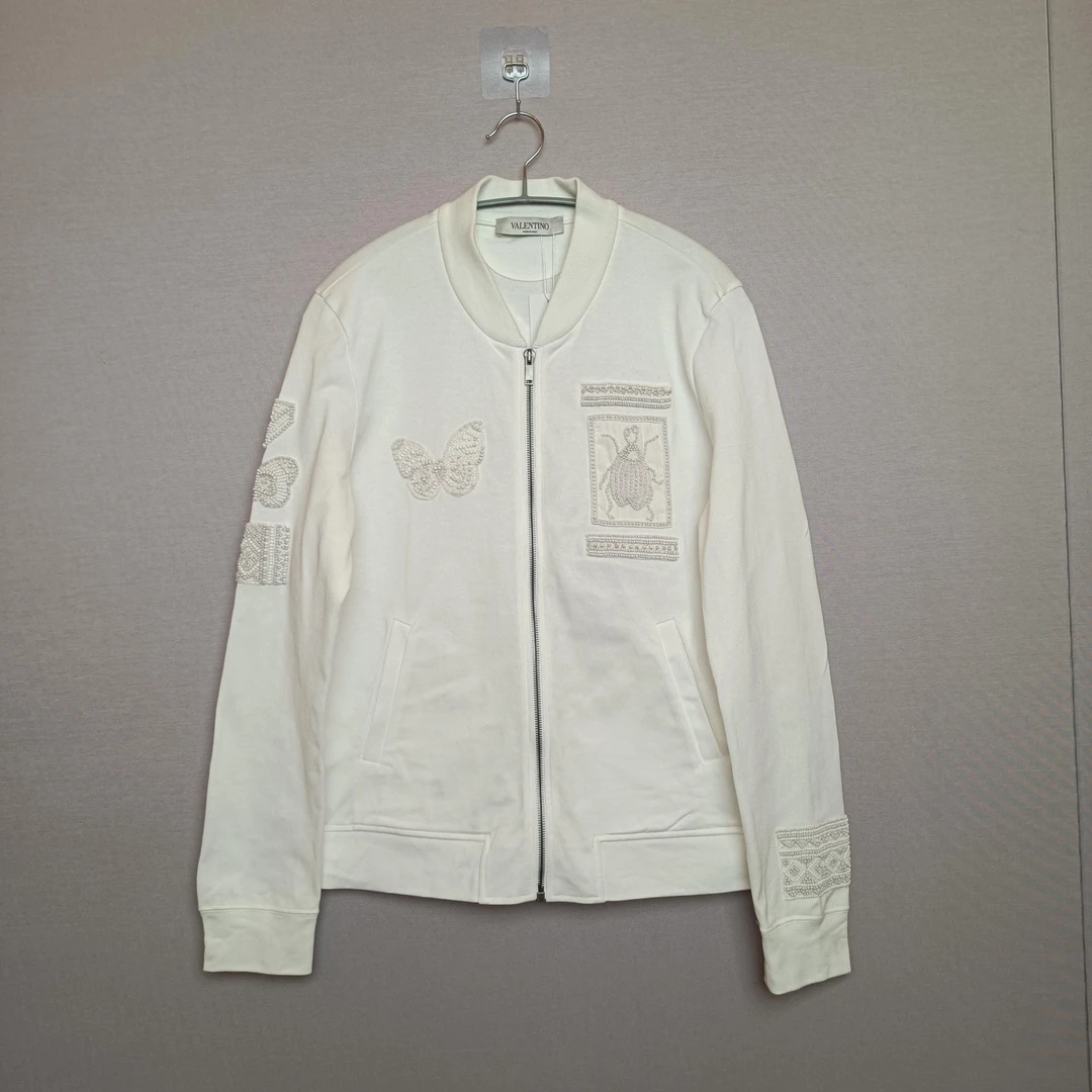 95新 Valentino/华伦天奴 华伦天奴白色上衣L码/95新/NBY10446