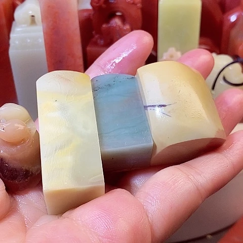 舒***空青田石寿山石寿山石