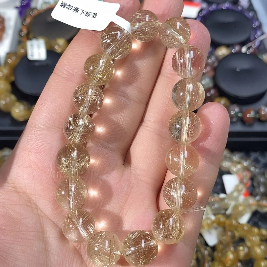 未镶嵌手链水晶金发晶