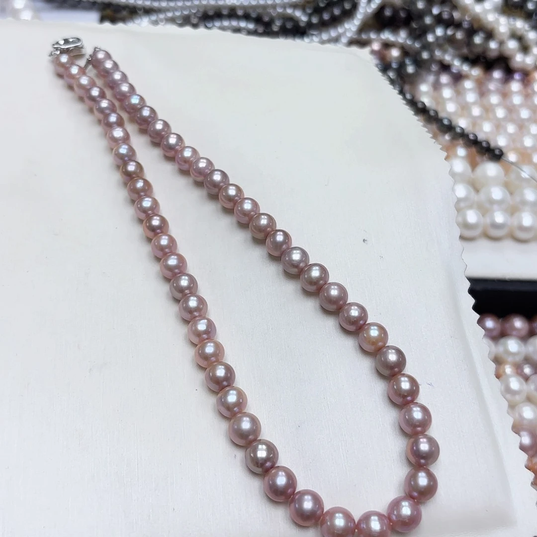 颈饰未镶嵌淡水珍珠7-9内 无核