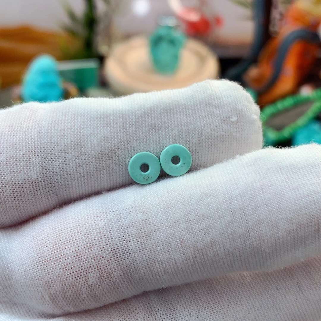 绿松石未镶嵌珠宝半成品