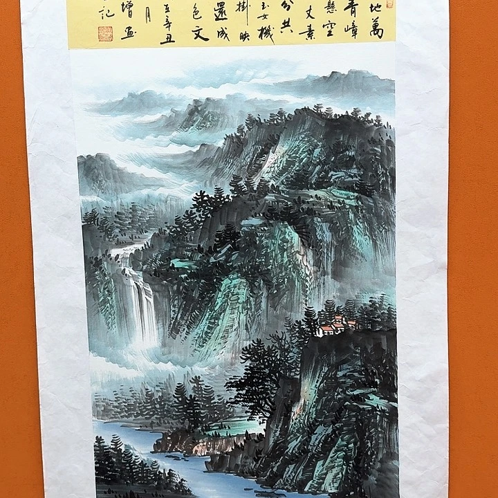 国画书法作品多次参加