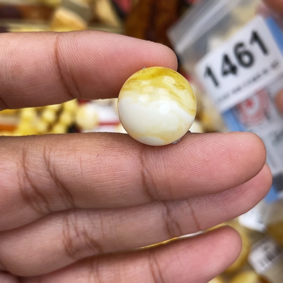 蜜蜡未镶嵌珠宝奇石粉16.9