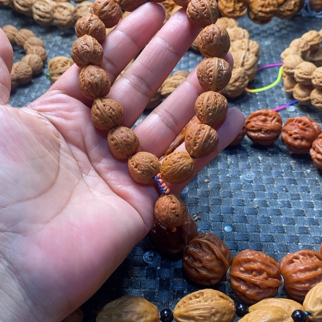 火***器文玩核桃吊坠爱心