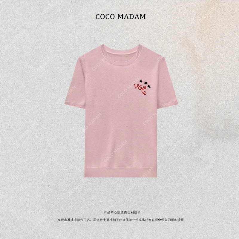 NIUNIU ·T-2122 针织衫上衣毛针织衫三颗五角星女羊绒衫