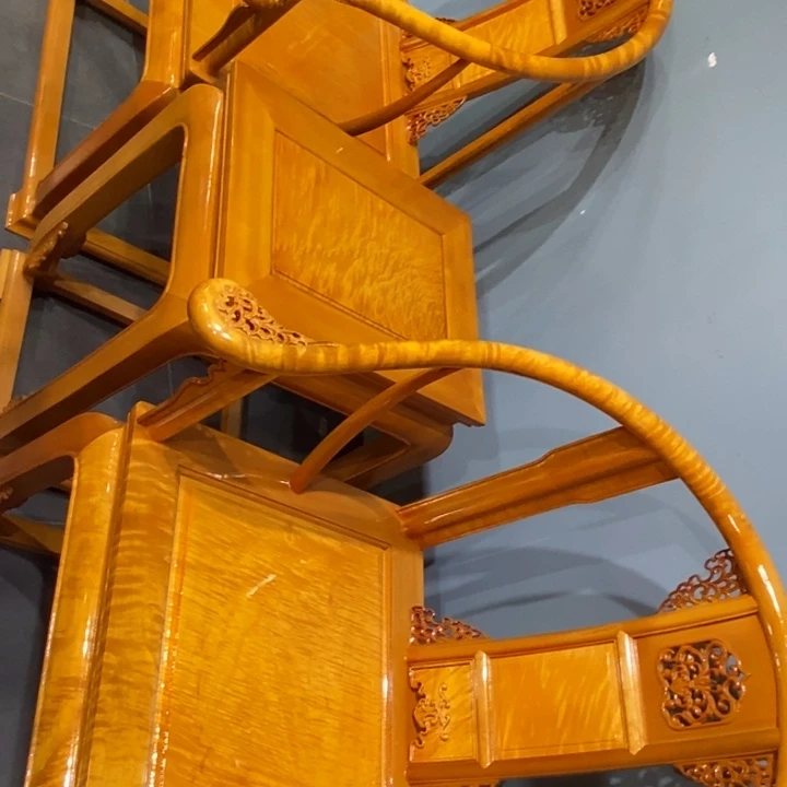 我***你楠木皇宫椅三件套