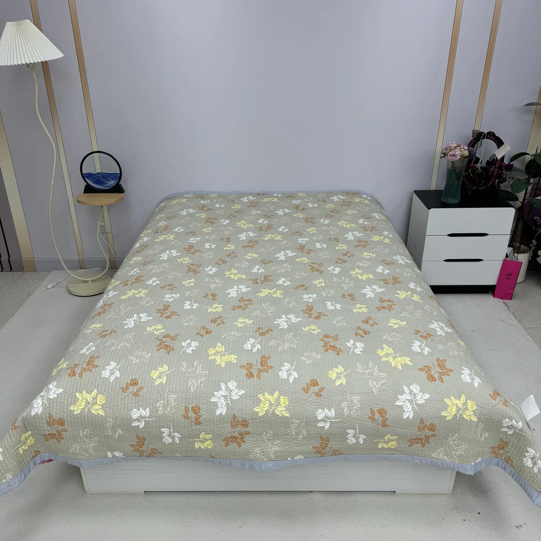 金枝玉叶200*230cm双层纱床盖有氧纱加厚四季沙发垫学生宿舍床垫