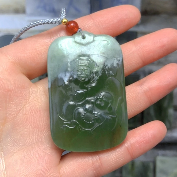 未镶嵌蛇纹石玉颈饰