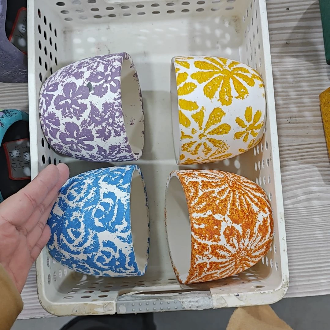 红陶吸水透气的白陶花盆凑满12发货