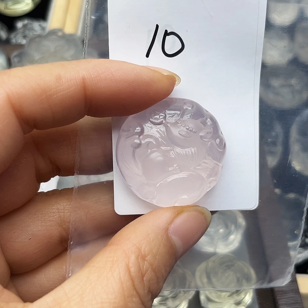 水晶颈饰未镶嵌粉水狐10号