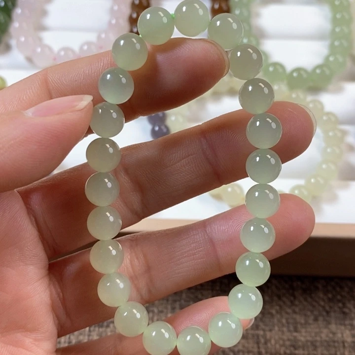 和田玉手串未镶嵌美****