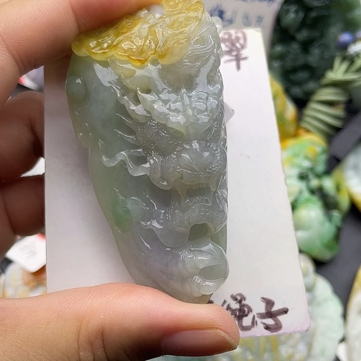 颈饰未镶嵌翡翠天然翡翠