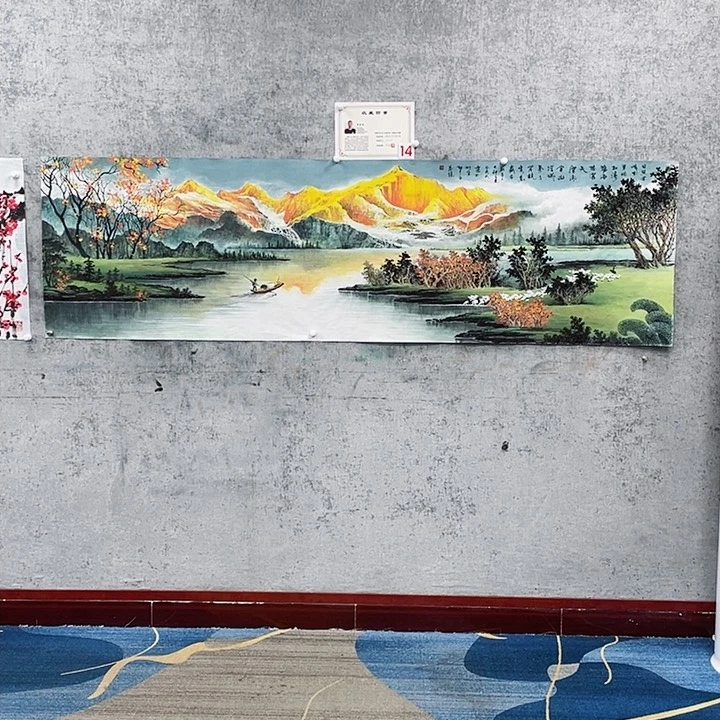 绘画南**辰绘画作品周国民画芯