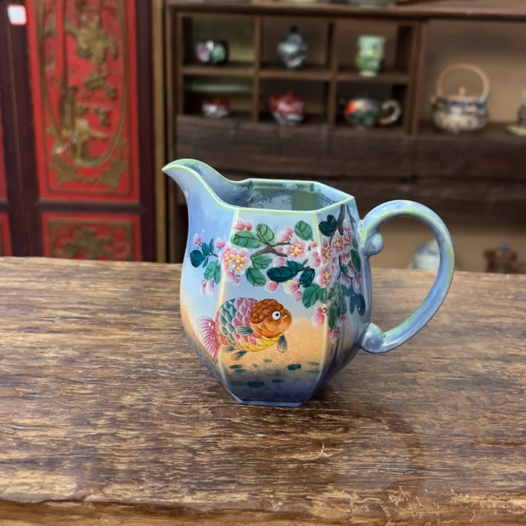 柴烧手工手绘陶瓷