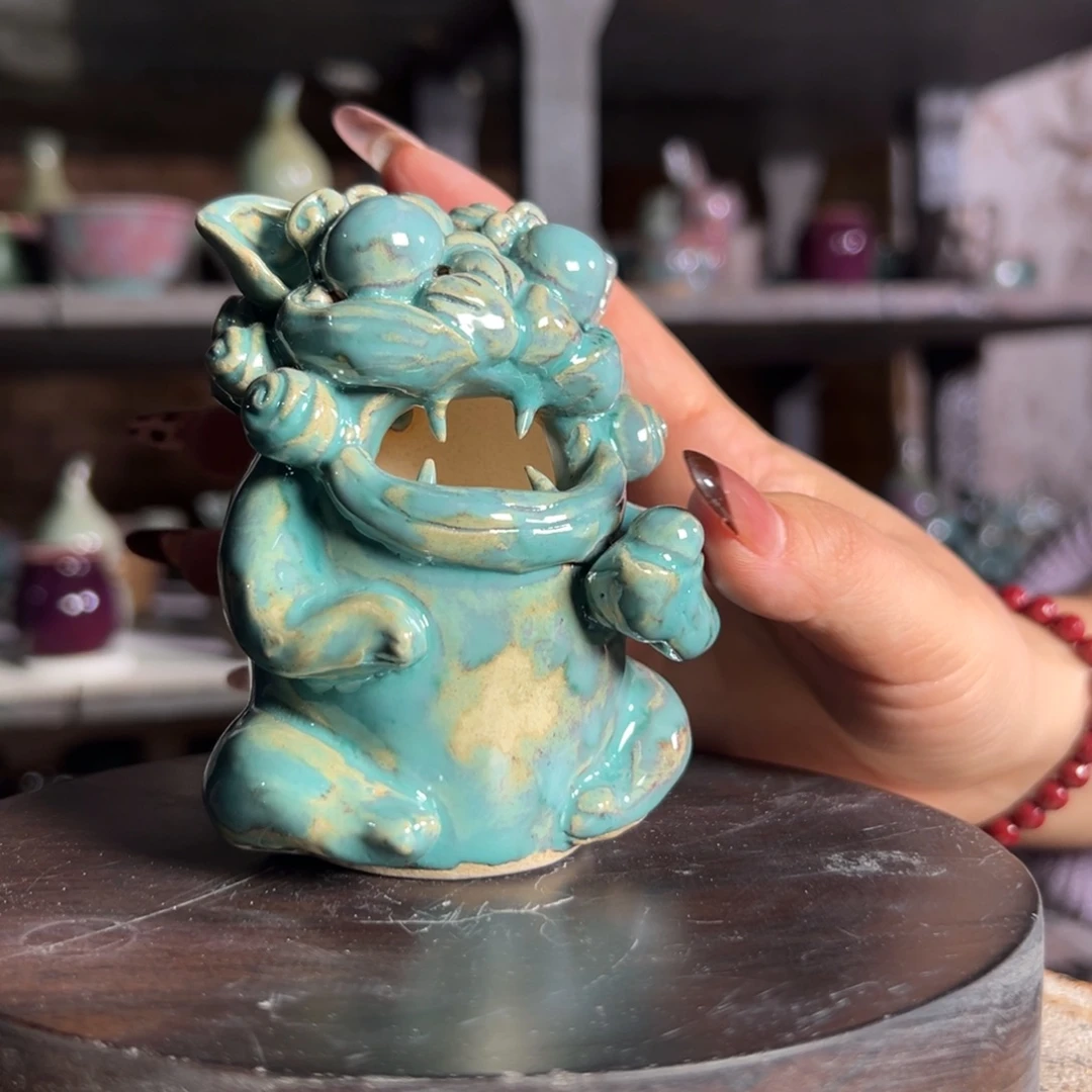 瓷片494 钧瓷茶周边杯子小摆件