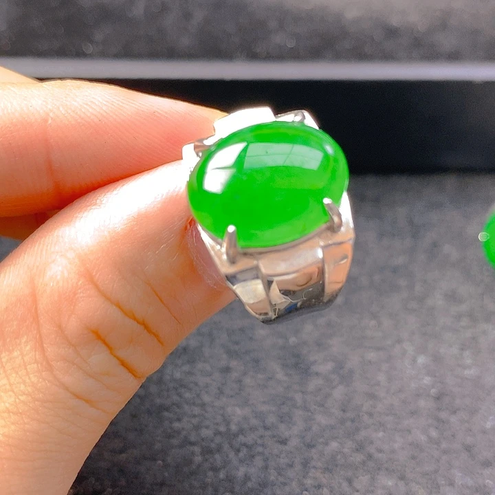 【闪购商品】翡翠银S925镶嵌颈饰翡翠