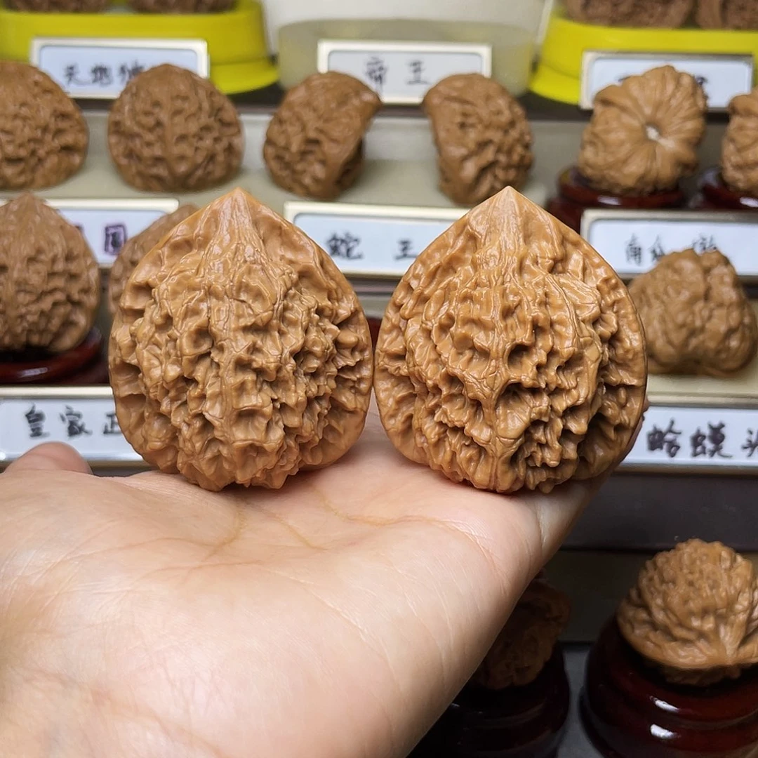 把件文玩核桃官帽47左右