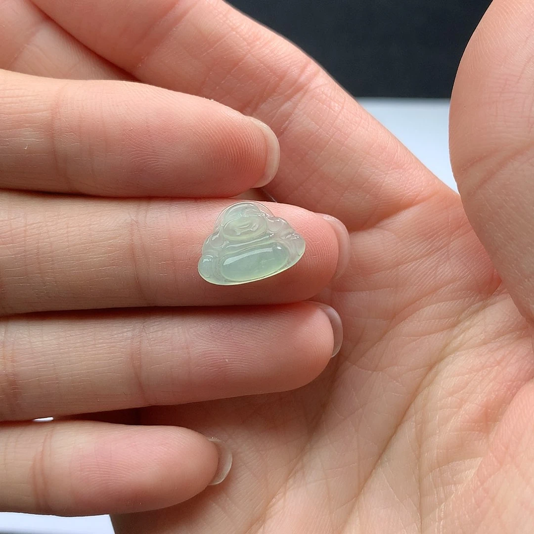 翡翠散珠翡翠冰绿佛公