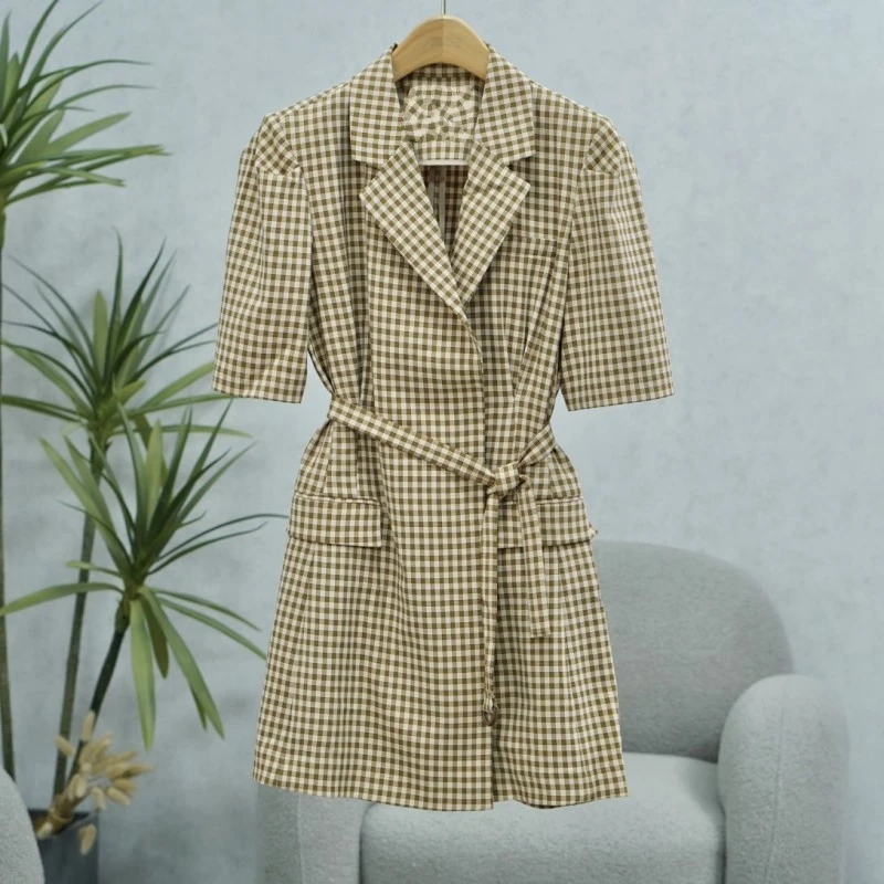 LI丽系列  Z949-1   女装时尚撤柜连衣裙浅米咖7A287022