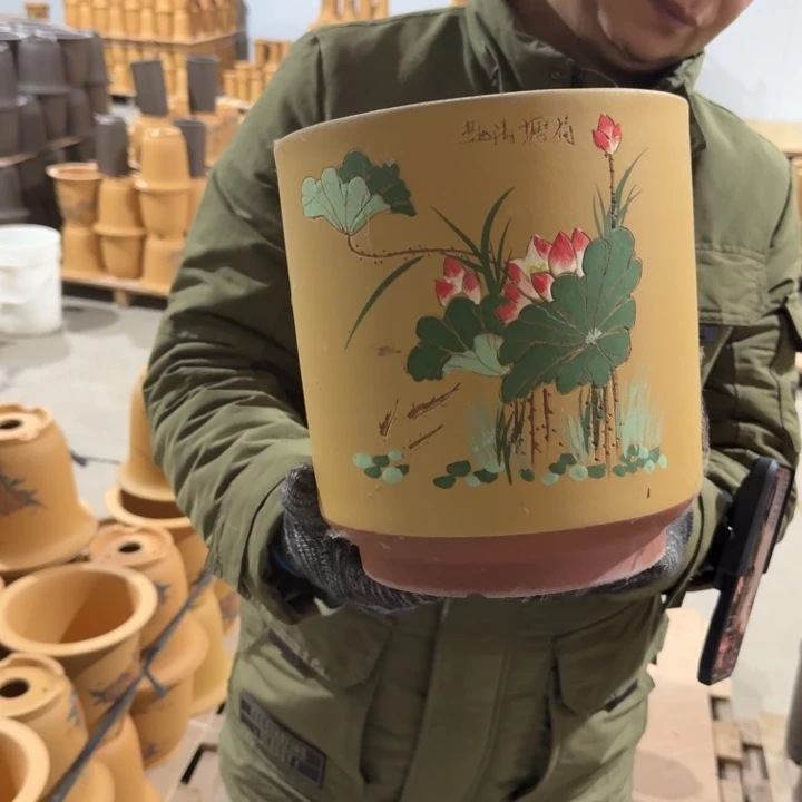 紫砂花盆破损补发