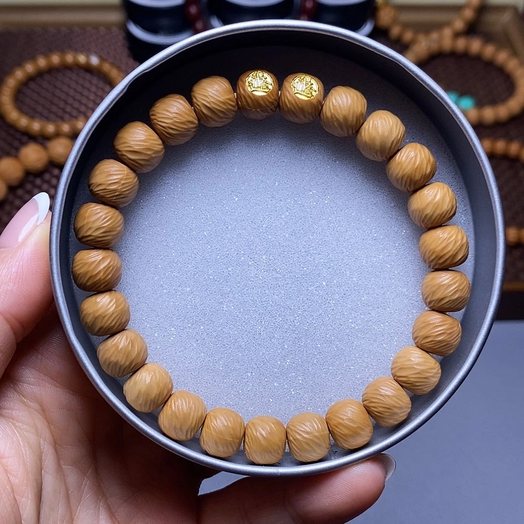 手串猴头核桃双标云锦全品