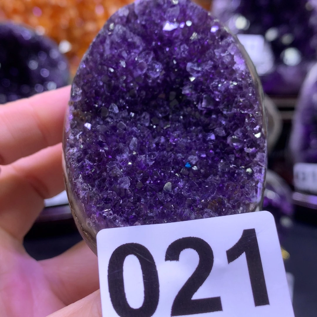 未镶嵌紫晶摆件水晶