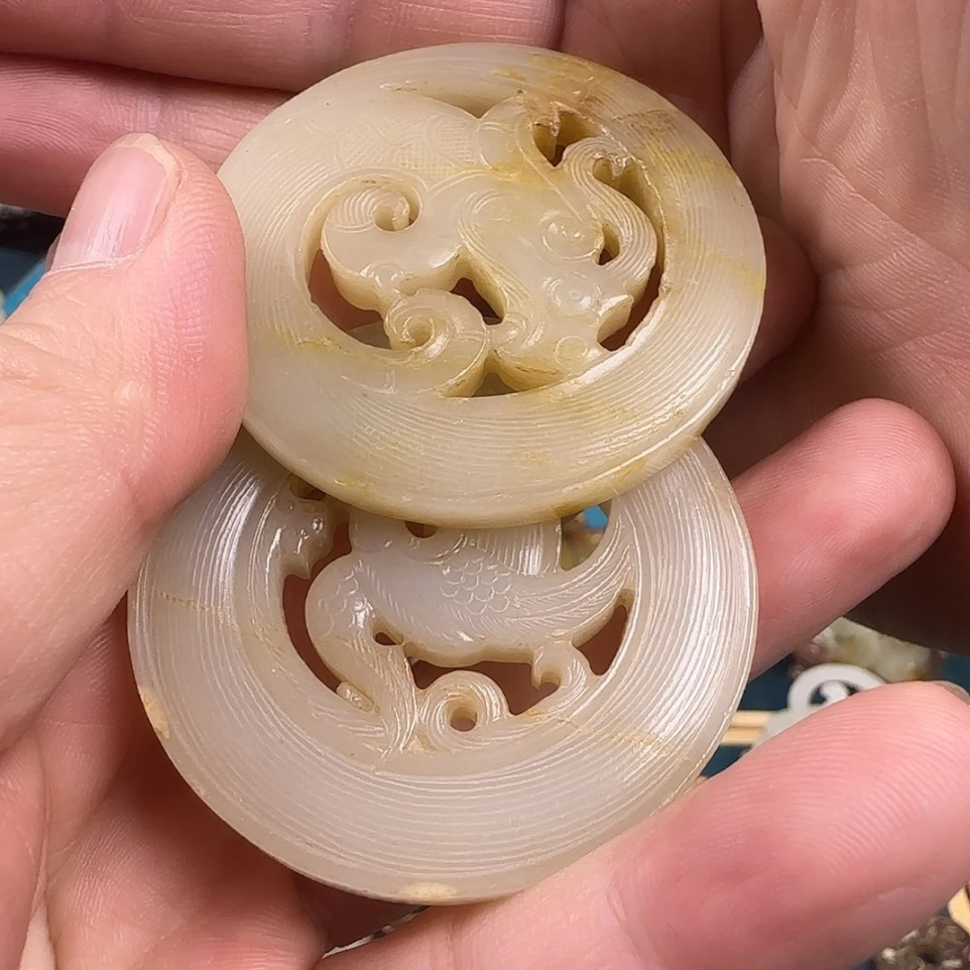 和田玉挂件未镶嵌紫**歌