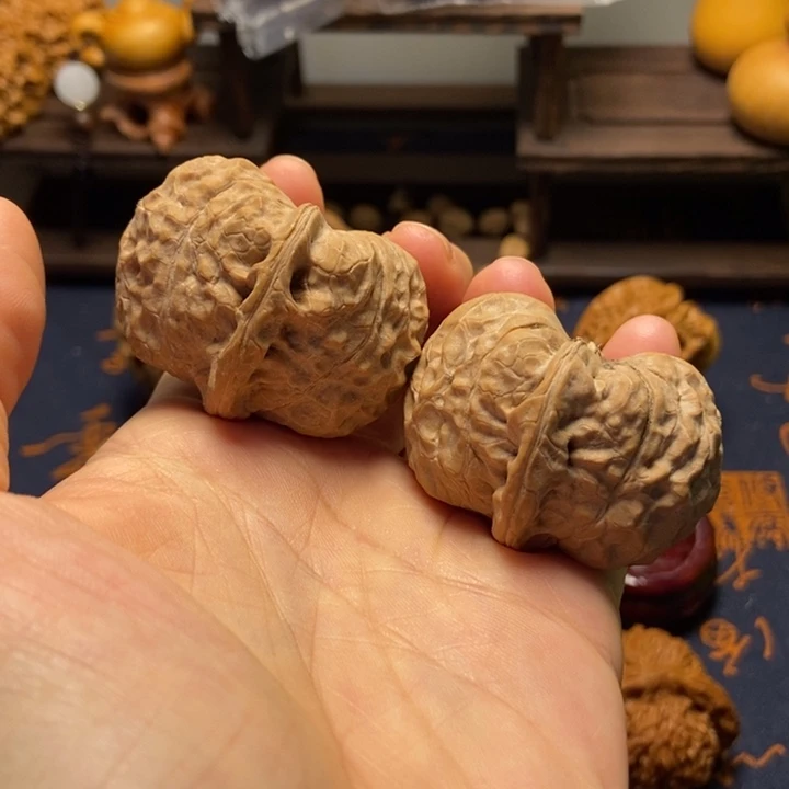 文玩核桃把件全品货头凹底南瓜尺寸42-45