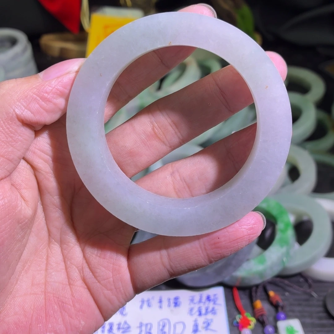 定制翡翠未镶嵌天然翡翠A货毛胚手镯定制