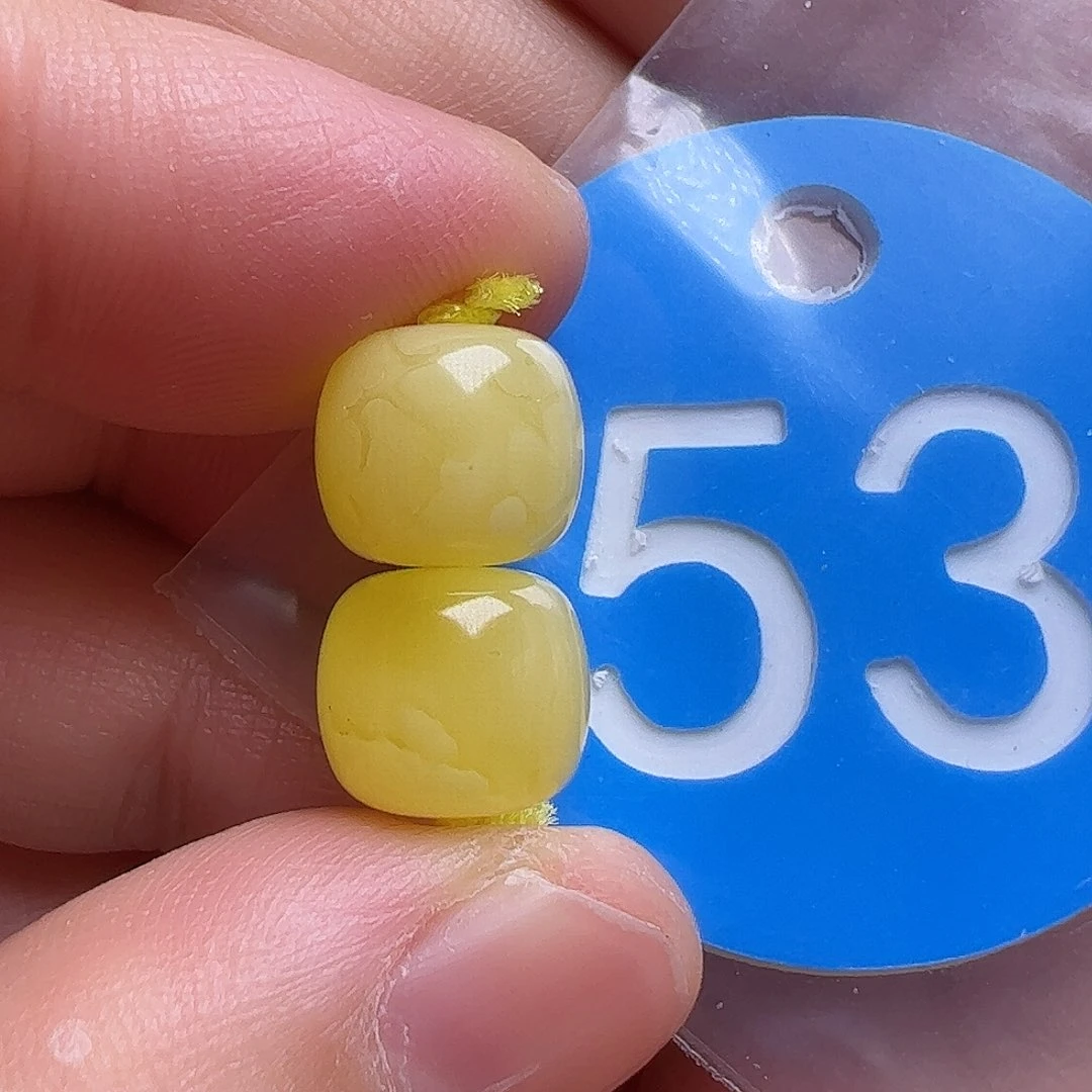 蜜蜡未镶嵌珠宝奇石9.5m m