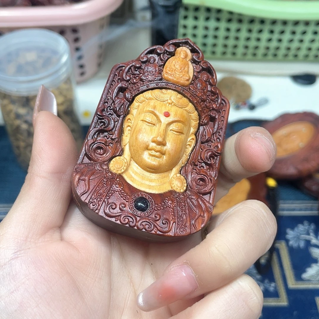 维腊木（绿檀）无事牌