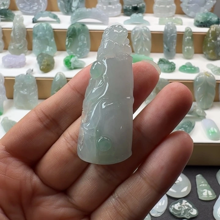 淘***伙项链未镶嵌翡翠翡翠