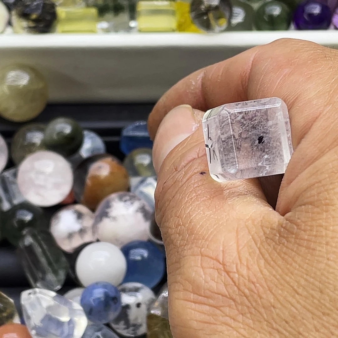 查罗石合金珠宝半成品˵****