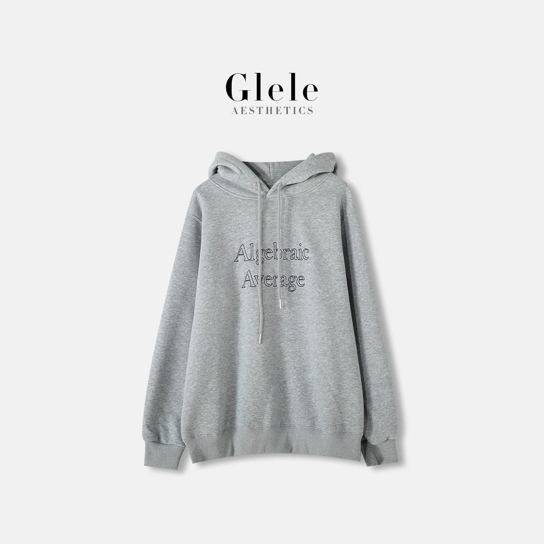 Glele私服「懒人卫衣」保暖舒适松弛感宽松百搭连帽加绒卫衣