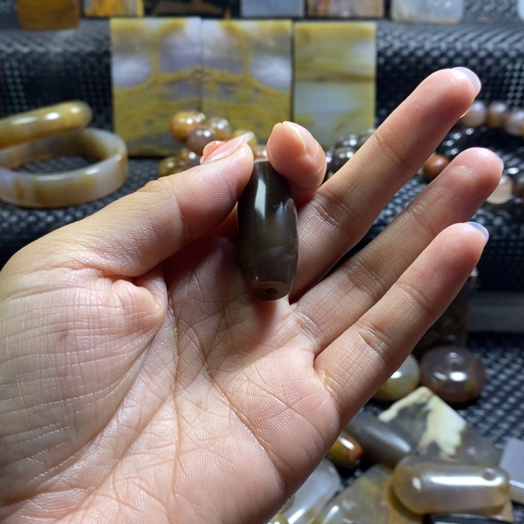 硅化玉未镶嵌吊坠(不含链)