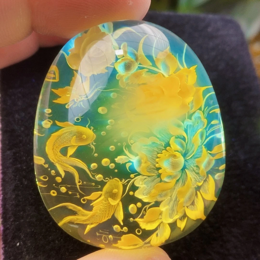【闪购商品】金珀吊坠(不含链)未镶嵌