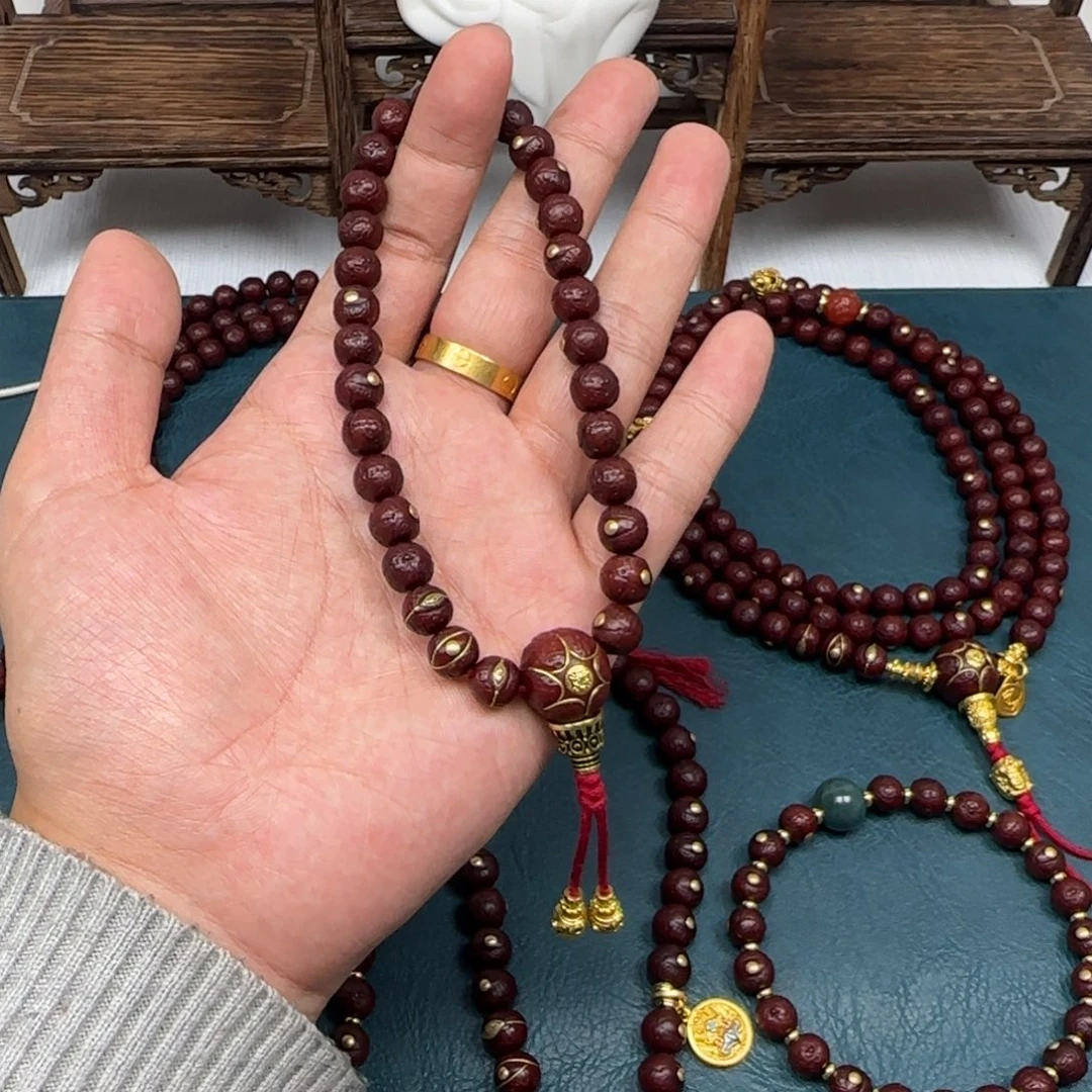 凤眼菩提吊坠凤眼金钉手持8.8三眼
