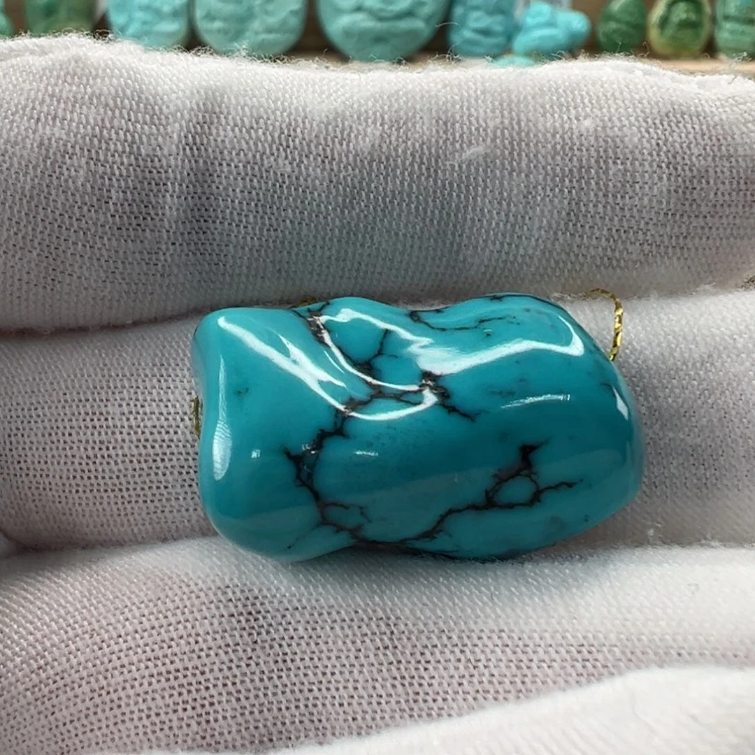 未镶嵌绿松石随形16.3mm