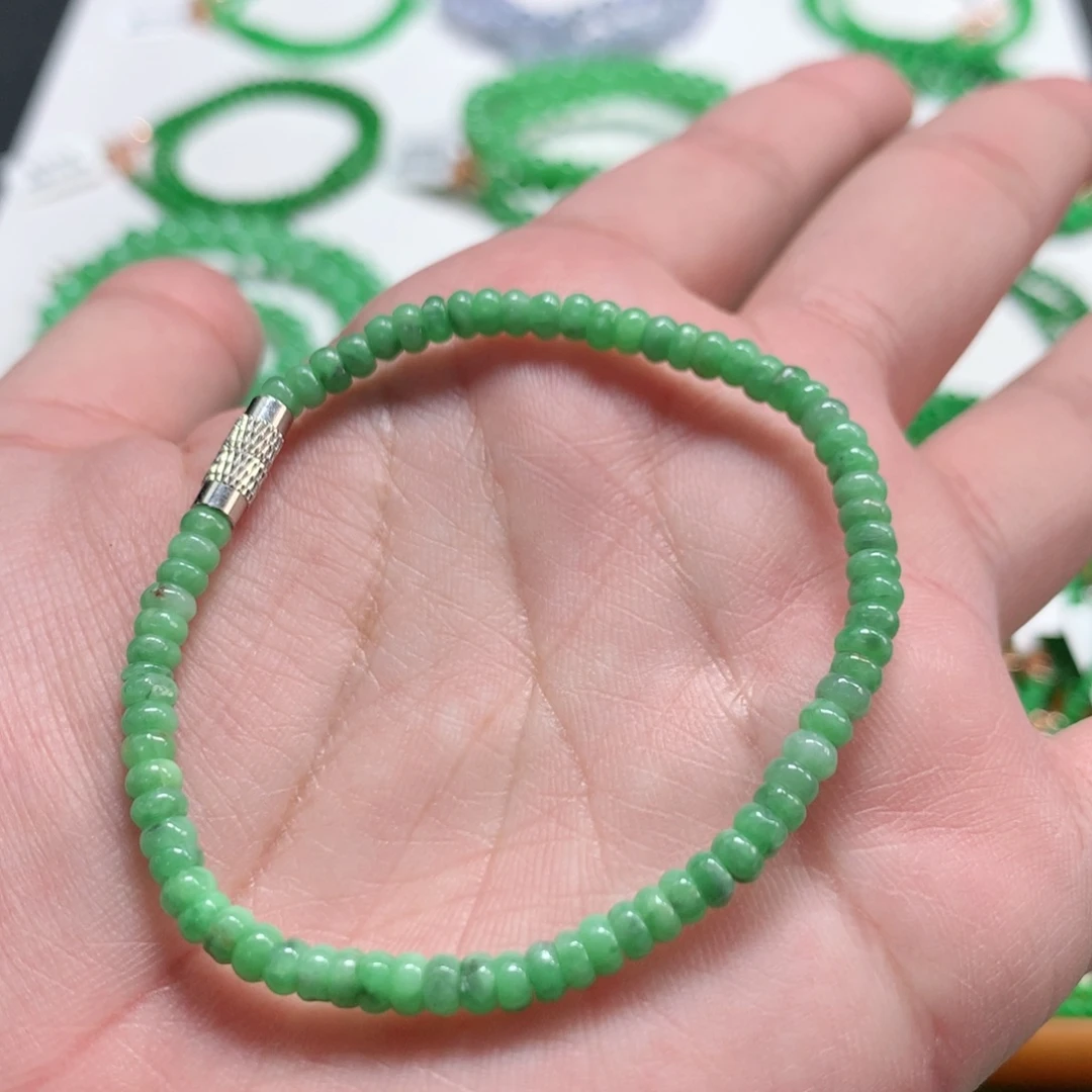 翡翠未镶嵌手链翡翠