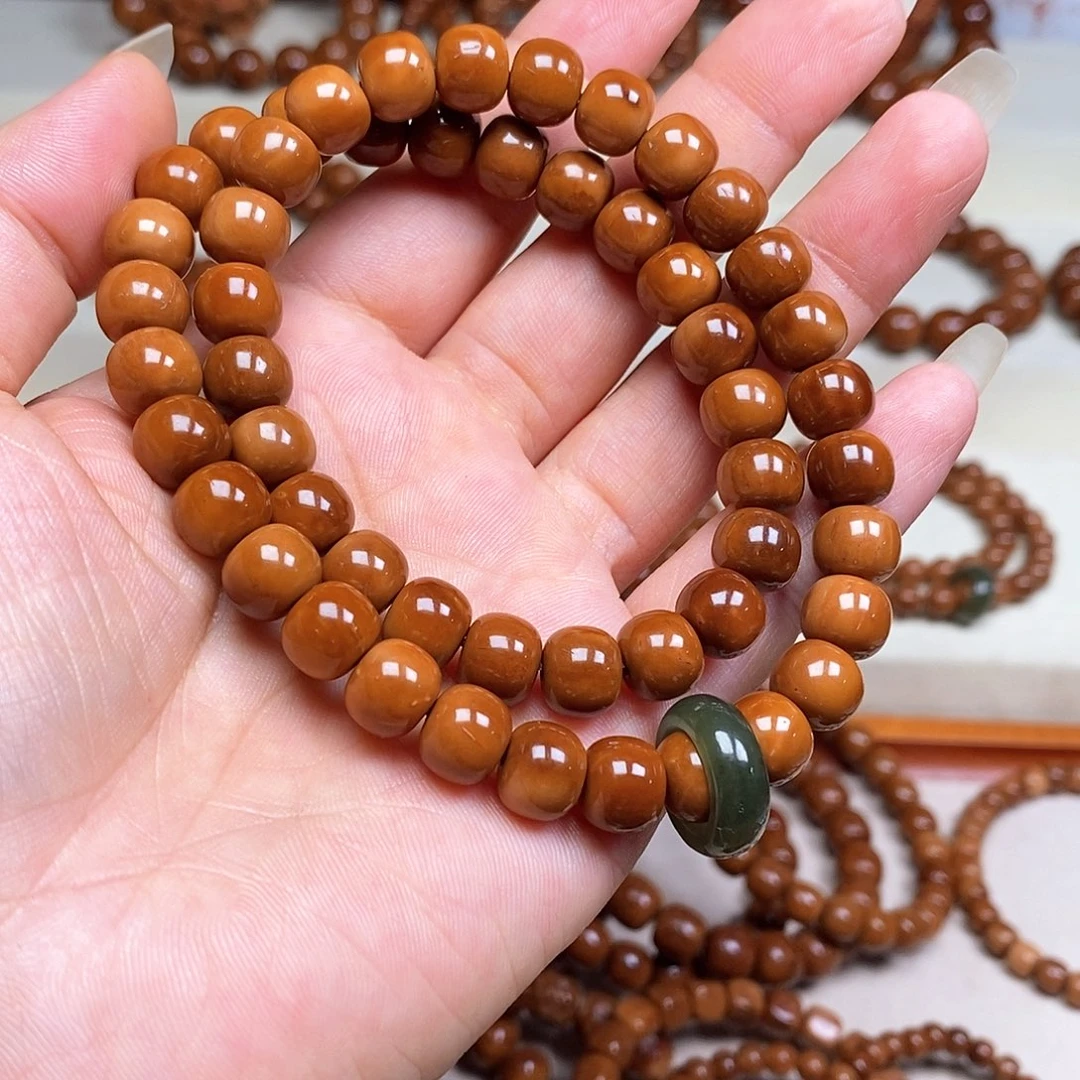 库克手串卡9的老型桶珠双圈