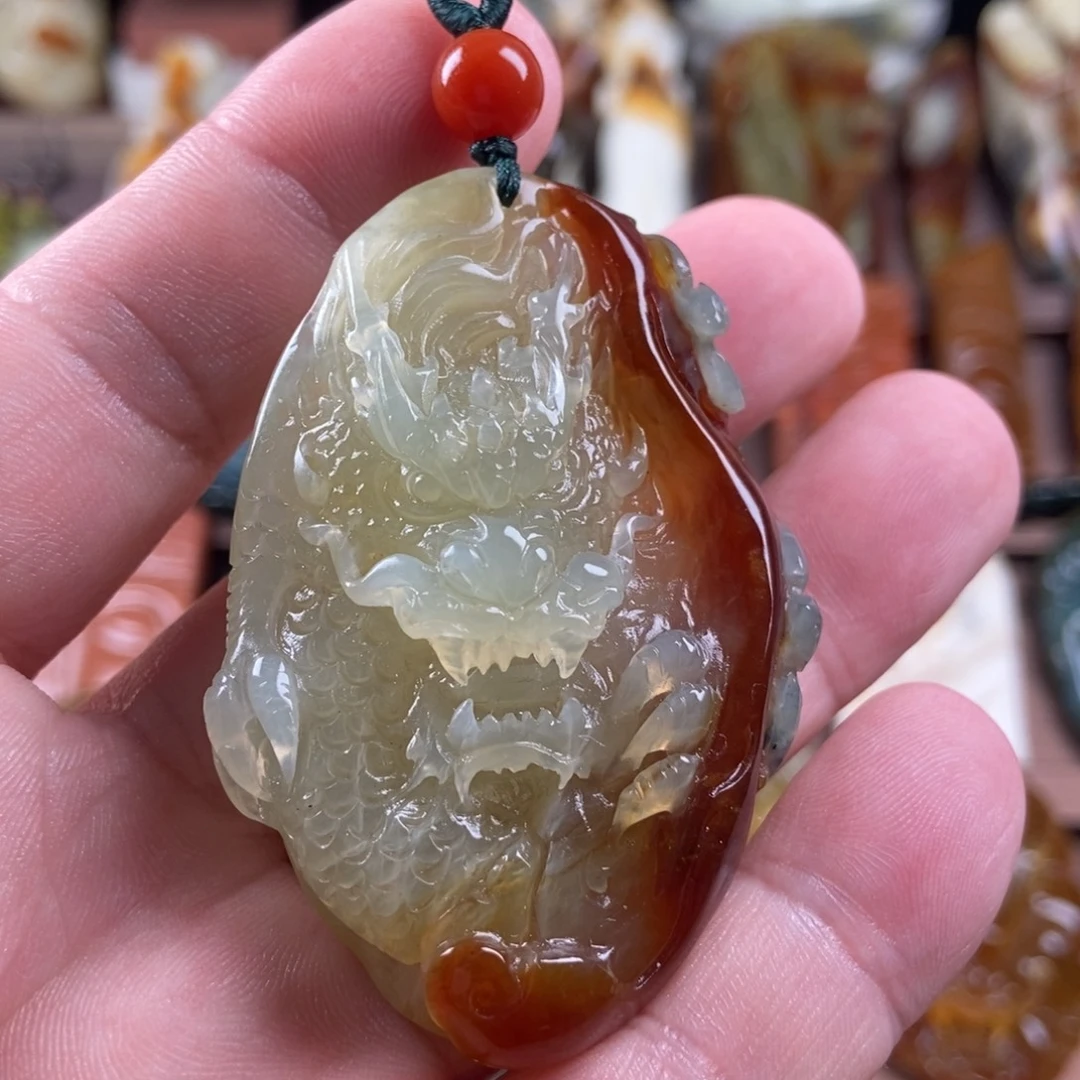 未镶嵌岫玉手把件
