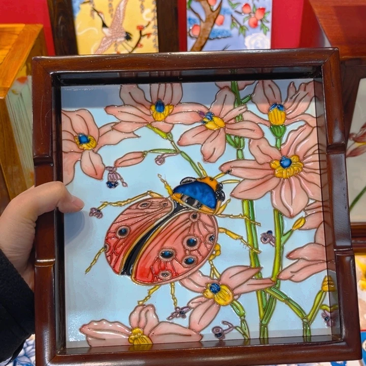 一体款瓷板画艺术作品