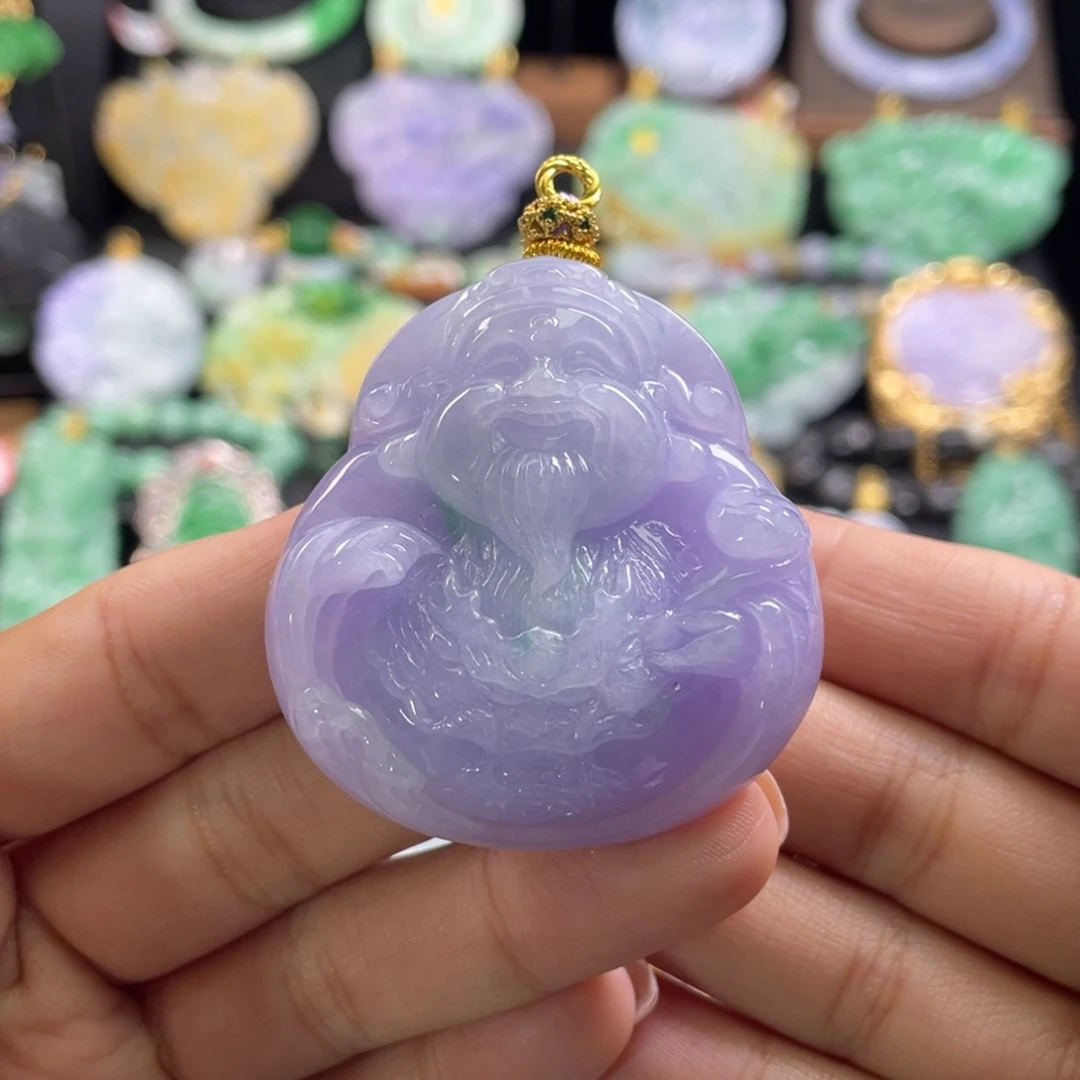 翡翠未镶嵌颈饰代编织