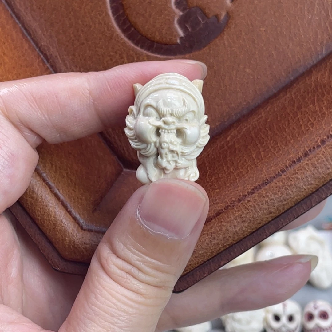 手串/手链/手镯猛犸象牙带皮钟馗